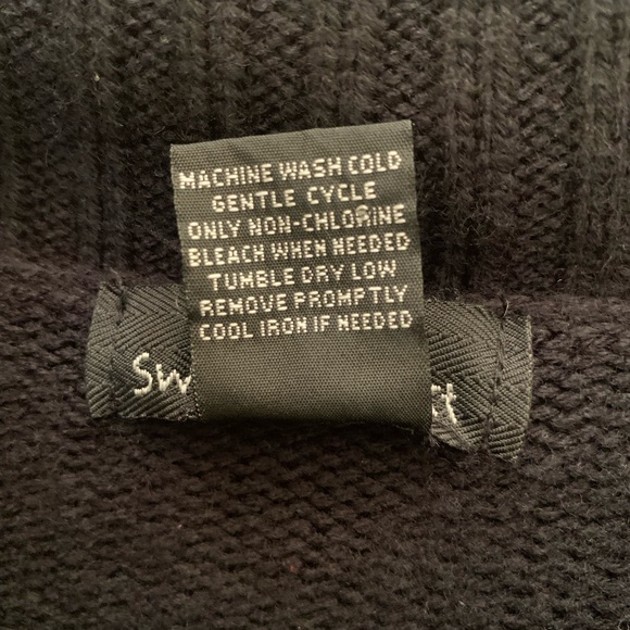 Sweater Project black cap sleeve sweater dress, XL - Picture 5 of 5